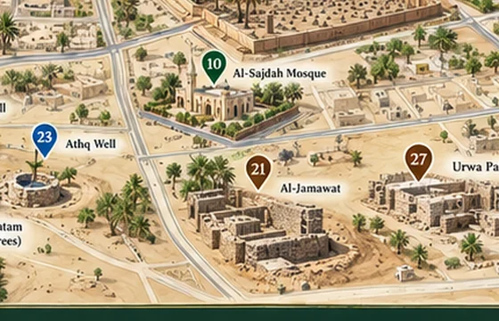 Illustration: Al-Sajdah Mosque, Madinah
