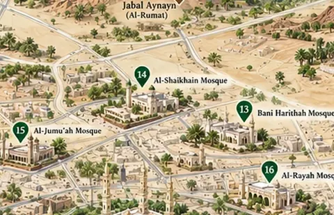 Illustration: Al-Shaikhain Mosque, Madinah