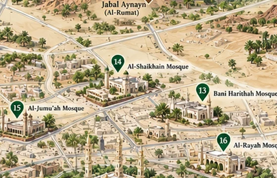 Illustration: Al-Shaikhain Mosque, Madinah